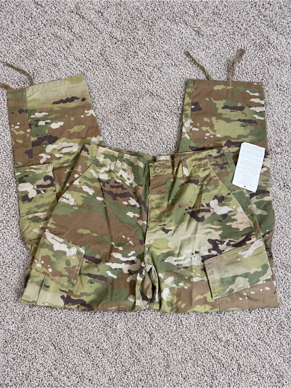 Men's Multicam Cargo Pants - Camouflage Utility Style